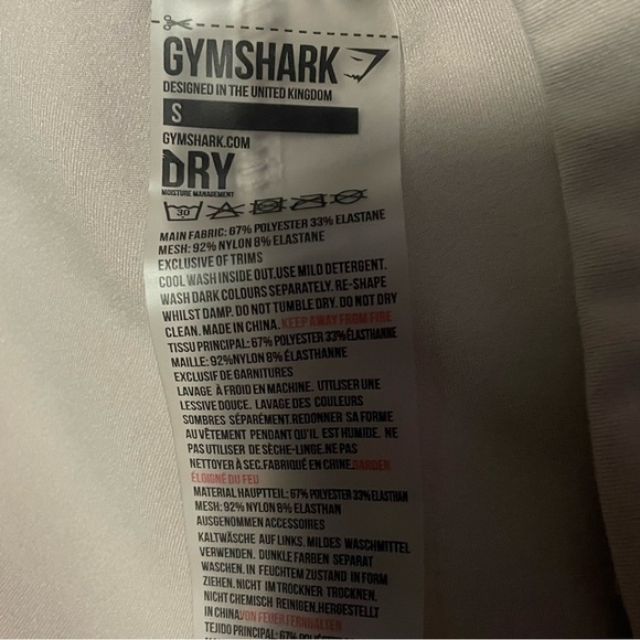 Gymshark dreamy cropped leggings size small in taupe NWT - Picture 5 of 9